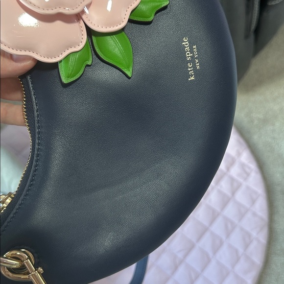 Kate spade floral appliqué top handle bag - Picture 9 of 14